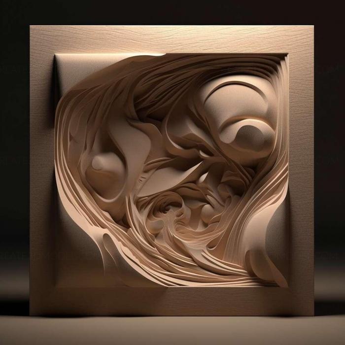 نموذج ثلاثي الأبعاد لآلة CNC 3D Art 